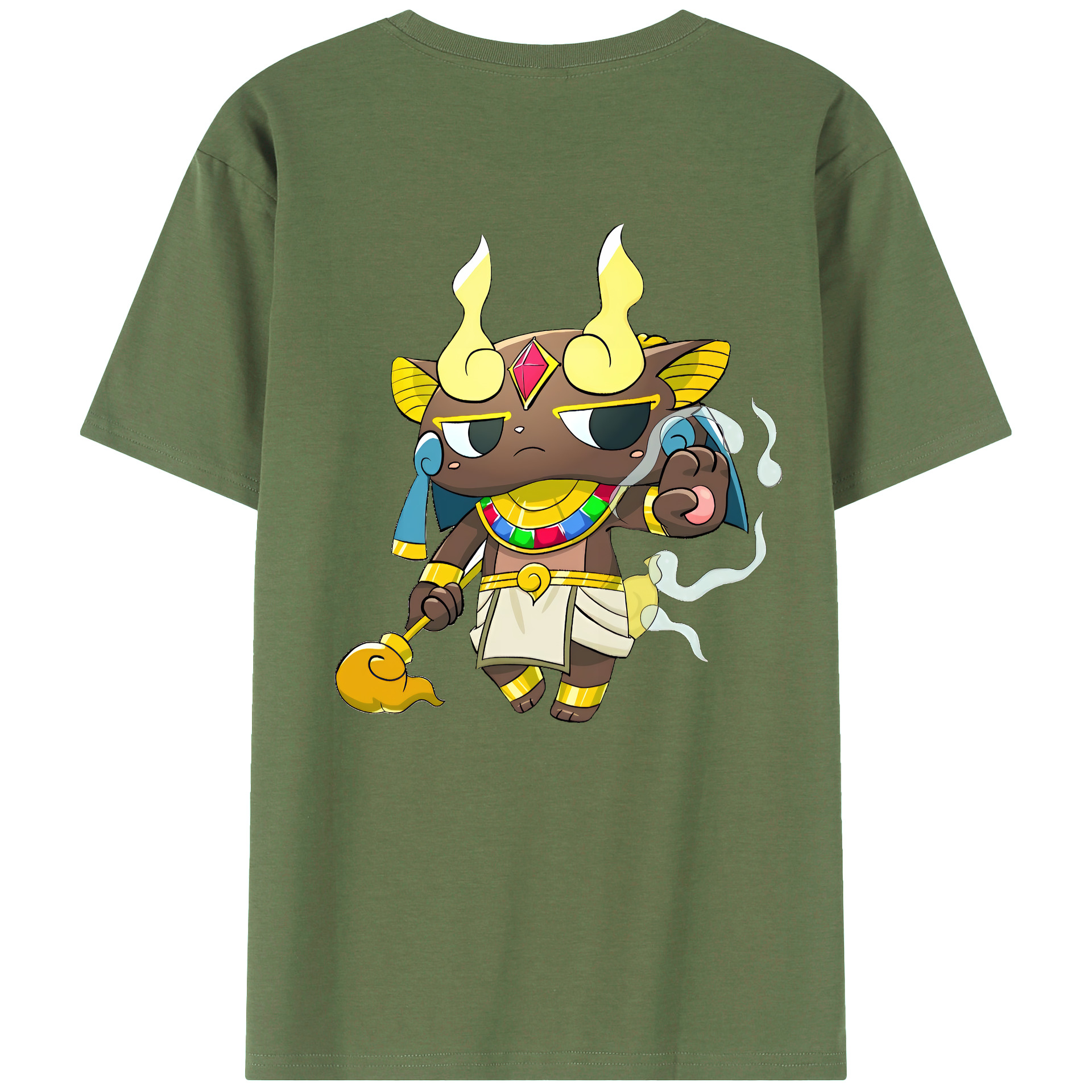 （画像用） 妖怪ウォッチ Yo-kai Watch 綿100％ メンズ半袖Tシャツ（バックプリント） 通気性